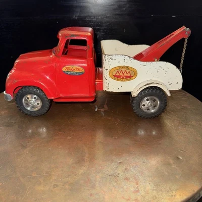 Grúa Tonka 1955 de colección mm, AA, AAA PINTURA ORIGINAL Y DRCALS ROJA Foto 1 de 4