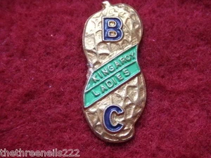 AUSTRALIA BOWLS BADGE (NO PIN) - KINGAROY LADIES - PEANUT - Picture 1 of 1