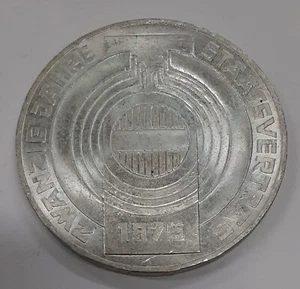 1975 Austria 100 Schillings 20th Ann State Treaty Commemorative Silver Coin UNC - Picture 1 of 2