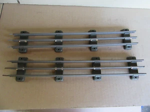 C55 Vintage JEP France Lot 2 Droites Rails Zéro O Réseau Circuit Train - Picture 1 of 11