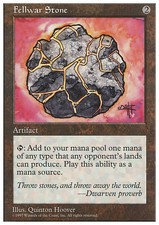 Magic the Gathering MTG Fellwar Stone (369) Fifth Edition   LP