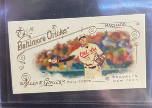 2014 Topps Allen & Ginter Manny Machado Mini High Number SP #350