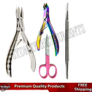 Cortaúñas Gruesas Manicura Pedicura Cortaúñas Cortador Pinza Encarnada y Lima Quiroprádica - Imagen 1 de 5