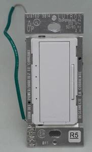 Lutron RRD-2ANF-WH Radio RA2 RA3 Wireless Fan Speed Control - Picture 1 of 3