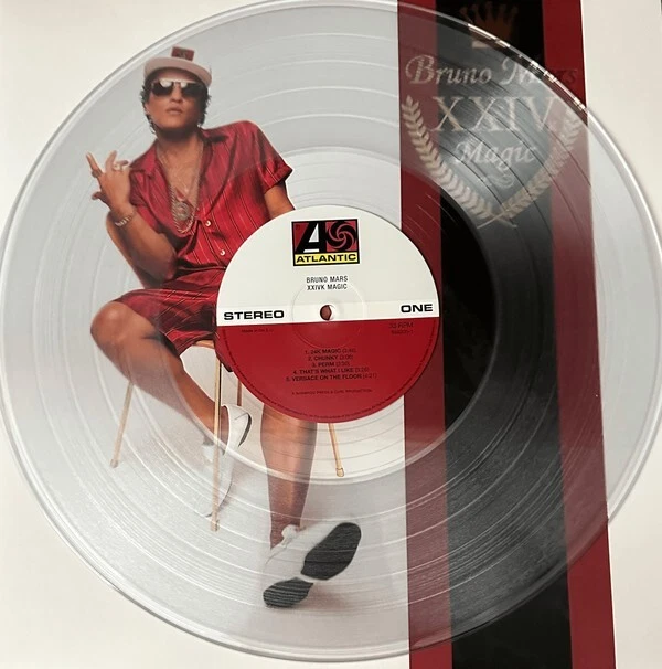Bruno Mars ‎– 24k Magic LP - Clear Colored Vinyl Album - SEALED NEW RECORD - Image 1 of 1