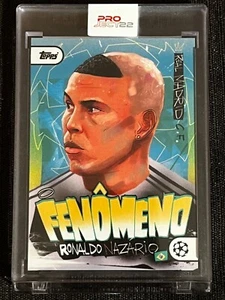 CARD TOPPS RONALDO NAZARIO FENOMENO MADRID PROJECT 22 BY DAN LEYDON COLLECTOR - Imagen 1 de 2