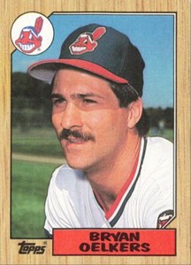 1987 Topps Baseball Bryan Oelkers Cleveland Indians #77
