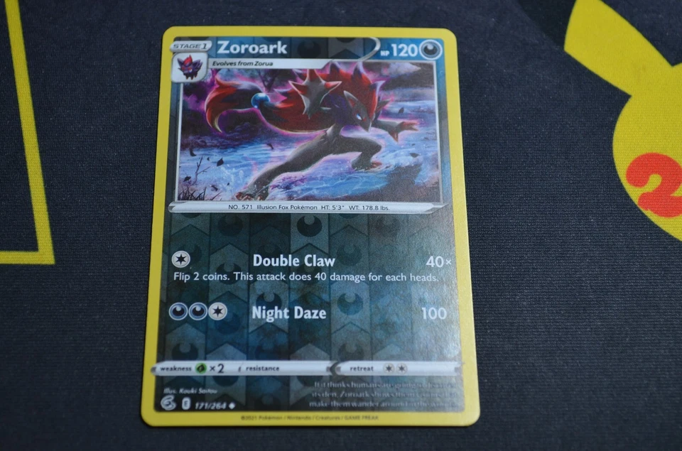 POKEMON FUSION STRIKE REVERSE HOLO ZOROARK 171/264 NM/Mint PACK FRESH - Image 1 of 1
