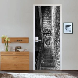 3D Gray Bricks G6739 Door Wall Mural Photo Wall Sticker Decal Wall Erin 2023 - Picture 1 of 11