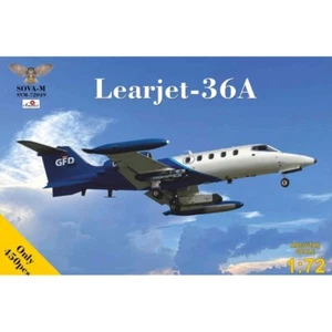 Jet Executive Flugzeug Learjet 35A Maßstab 1:72 Plastik Modellbausatz SOVA-M SVM72049 - Bild 1 von 10