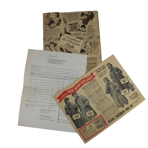 Vintage 1956 Sears & Roebuck Pre-Christmas Sale Catalog, Pre-Winter Flyer, Form - Picture 1 of 8