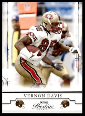 2008 Playoff Prestige #85 Vernon Davis See Scan - Image 1 of 2