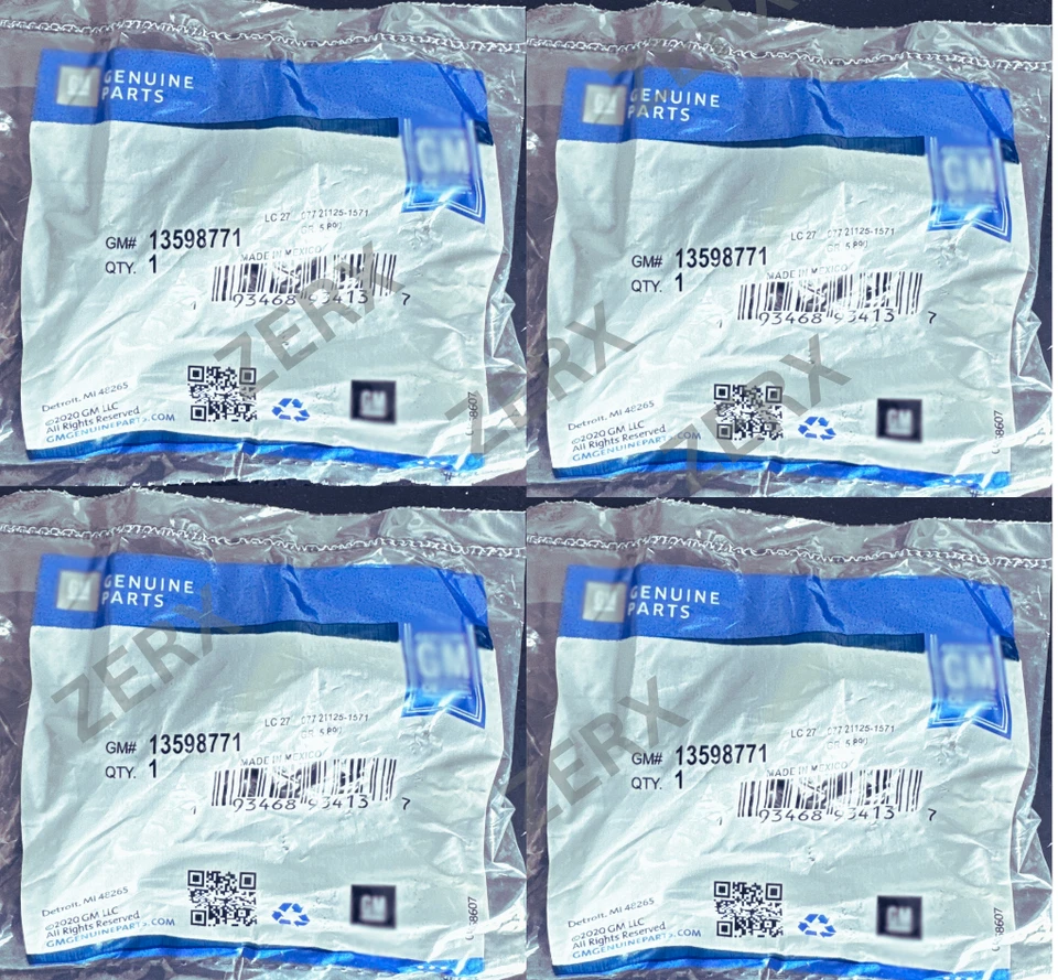 4pcs TPMS TIRE PRESSURE SENSOR OEM 13598771 For BUICK CADILLAC CHEVROLET - Image 1 of 4