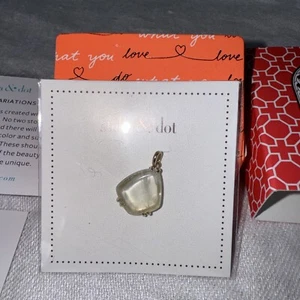 Stella & Dot Intention Gemstone Pendant * Healing * ~New - Picture 1 of 7