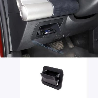 Caja de almacenamiento del tablero del lado del conductor principal negro mate para Toyota FJ Cruiser 2007-2014 Foto 1 de 4