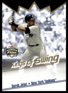 2002 Fleer Focus Jersey Edition #9KS Derek Jeter BASEBALL New York Yankees - Picture 1 of 2