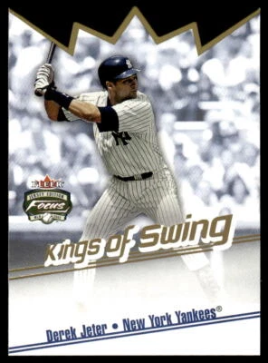 2002 Fleer Focus Jersey Edition #9KS Derek Jeter BASEBALL New York Yankees - Image 1 of 2