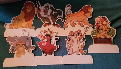new LION KING/GUARD 7 birthday CENTERPIECES simba mufasa timon pumbaa nala - Image 1 of 3