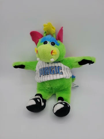 Orlando MAGIC Stuff The Dragon Mascot NBA Basketball Plush Stuffed Doll 10" Cover