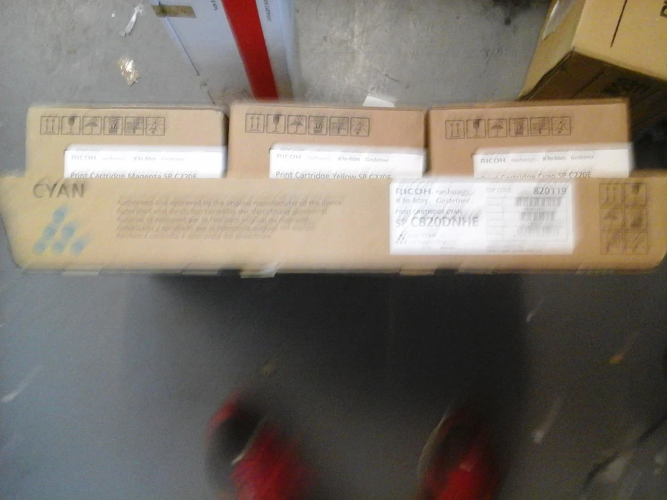 GENUINE RICOH CYAN TONER CARTRIDGE VAT Inc A- - Image 1 of 1