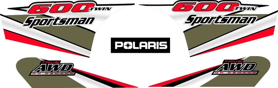 2004 Polaris Sportsman 600 ATV Decal Kit For green 4x4 - Image 1 of 1