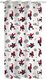 Spiderman Curtain With Rings - Disney Official Product, Indoor Bedroom 1 Panel - Picture 1 of 2