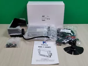 ROSCO VISION STSM270 SAFE-T-SCOPE 7” QUAD SCREEN MONITOR WITH 4 CAMERA INPUT - Picture 1 of 12