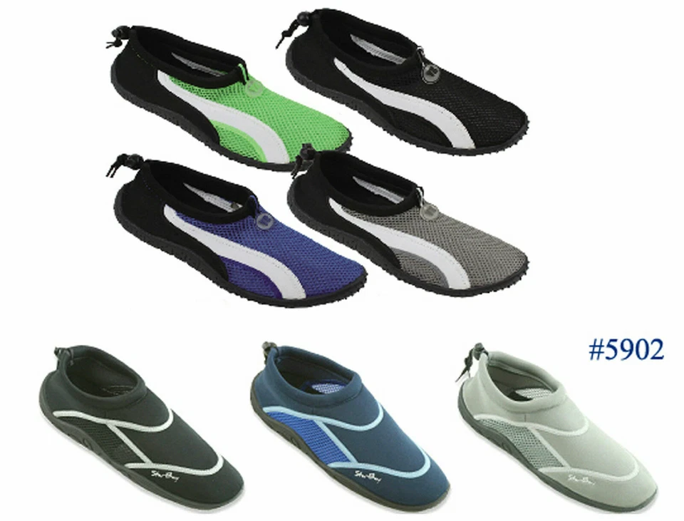 Brand New Men's Slip Water Shoes/Aqua Socks/Pool Beach Surf Sport Colors,Sizes