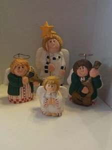 Eddie Walker Lotto 4 Angeli 2 Strumenti da Suonare Aloni Stelle di Natale  - Foto 1 di 14