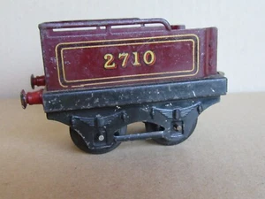 C84 Vintage 1938 Hornby Tender 2710 pour Locomotive Vapeur 020 PLM O Zéro - Imagen 1 de 8