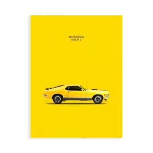 Print On Canvas Paper Poster Or Picture Rogan Mark Ford MUSTANG Mach1 1970 - Picture 1 of 2