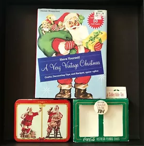 Coca Cola Nostalgia Playing Cards with a Christmas Book - Picture 1 of 6