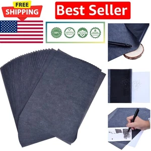 Erasable 30 Sheets Graphite Carbon Transfer Paper for Canvas & Wood Projects - Picture 1 of 9