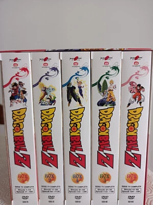 DRAGON BALL Z DVD SERIE COMPLETA COFANETTO YAMATO VIDEO 5 BOX - Immagine 1 di 4