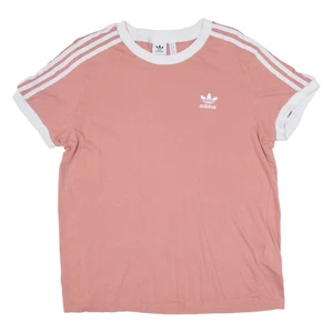 ADIDAS Womens T-Shirt Pink UK 12 - Picture 1 of 6