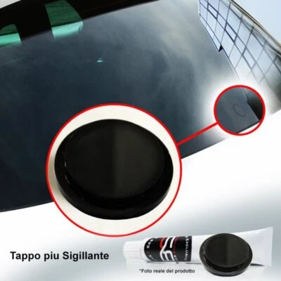 Tappo Elimina Eliminazione Tergicristallo + Sigillante Alfa Mito Foro Lunotto - Immagine 1 di 4