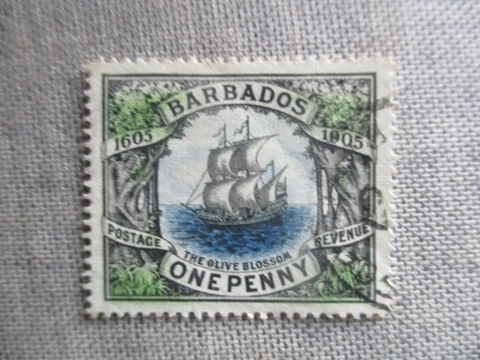 Barbados, Scott#109, used Cover