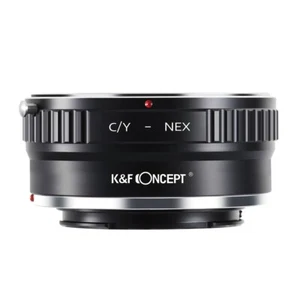 K&F Concept Adapter für Contax Yashica Halterung Objektiv auf Sony E Halterung NEX a5000 A7II - Bild 1 von 7