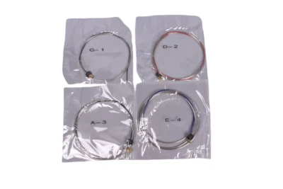 1 Set of 3/4 4/4 Upright Violin Strings Steel Durable Strings Violin Accessories - Image 1 of 4