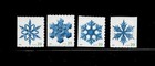US 2006 SC4113 16 HOLIDAY SNOW FLAKES POSTAGE STAMP ATM BOOKLET  4 SINGLE MNH