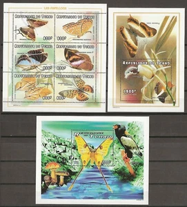 CHAD 1998 SG SC 772 + 773/773a MNH - Picture 1 of 1