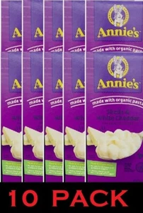 Annie's Macaroni & Cheese Shells & White Cheddar With Organic Pasta 6 oz 10 PACK - Picture 1 of 5