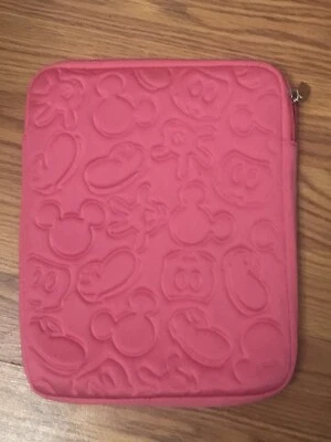 Mickey Mouse Disney Parks Pink Tablet Holder Sleeve - Image 1 of 4