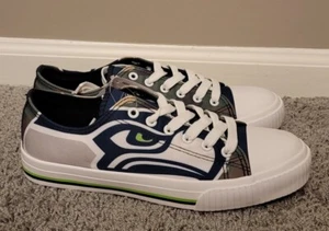 Womens Seattle Seahawks Camo Canvas Shoes - Size 10 - Picture 1 of 7