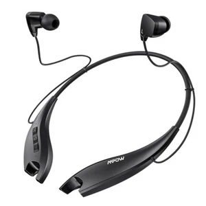 Mpow Jaws Gen-5 Wireless Bluetooth Headset Neckband Retractable Earphone Earbuds - Picture 1 of 13