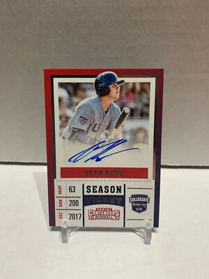 2017 Panini Contenders Seth Beer Season Ticket Autograph Team USA - Image 1 of 2
