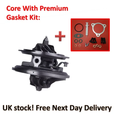 VW Touareg 3.0 TDI  Turbocharger Core Cartridge New + Premium Gasket Kit — 第 1/4 张图片