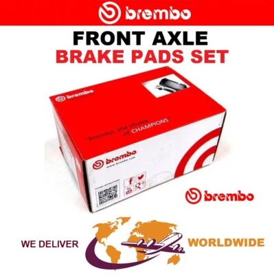 BREMBO Front Axle BRAKE PADS SET for JAGUAR X-TYPE Estate 2.0D 2004-2009 - Image 1 of 4