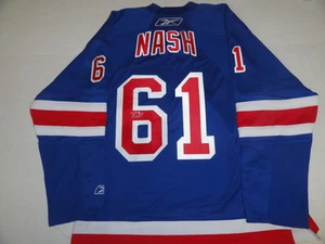 RICK NASH SIGNED NEW YORK RANGERS 2014 STANLEY CUP HOME JERSEY LICENSED - Picture 1 of 3