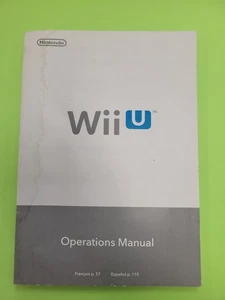 Nintendo Wii U System Console Operations Manual Instruction Booklet Only 2012 - Picture 1 of 2